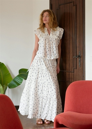 Jayla small blossom top White Blue Neo Noir 